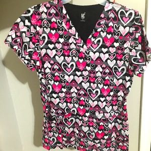 MC Valentine’s scrub Top